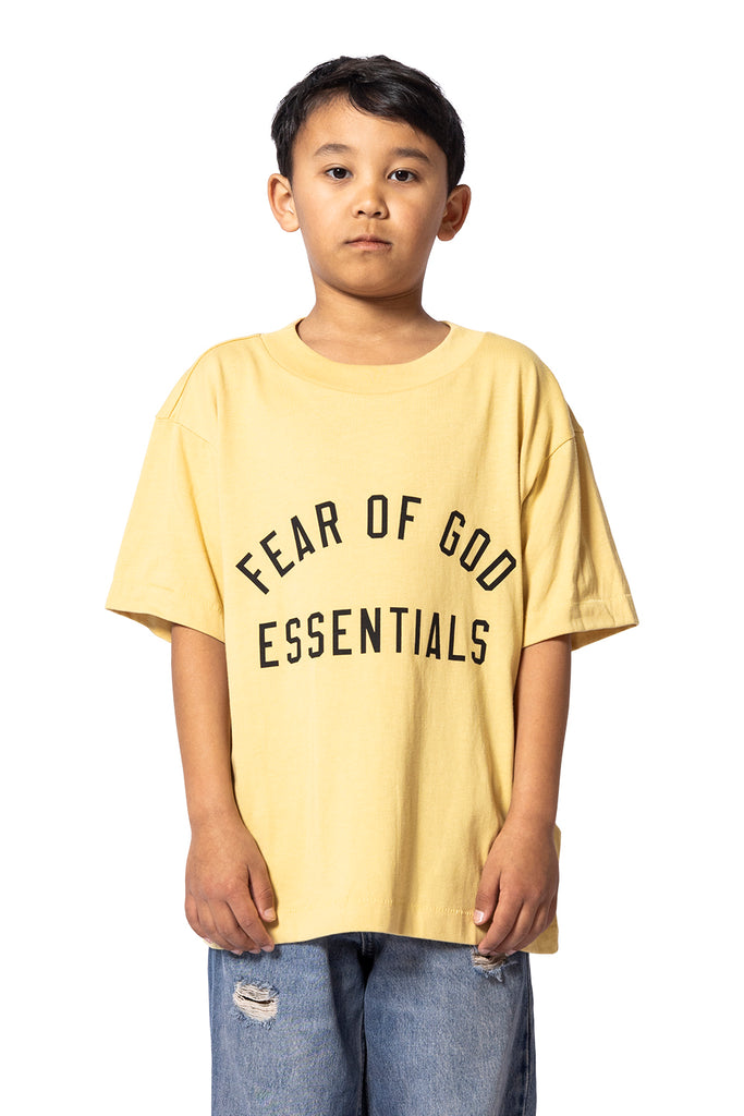 FOG ESSENTIALS TRI-BLEND CREWNECK TEE AMBER Light Goldenrod