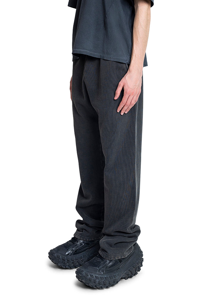 ENTIRE STUDIOS STRAIGHT-LEG SWEATPANT WASHED BLACK Dark Slate Gray