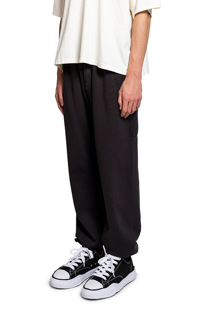 B1ARCHIVE BASIC SWEATPANTS HEAVY TERRY BROWN Black