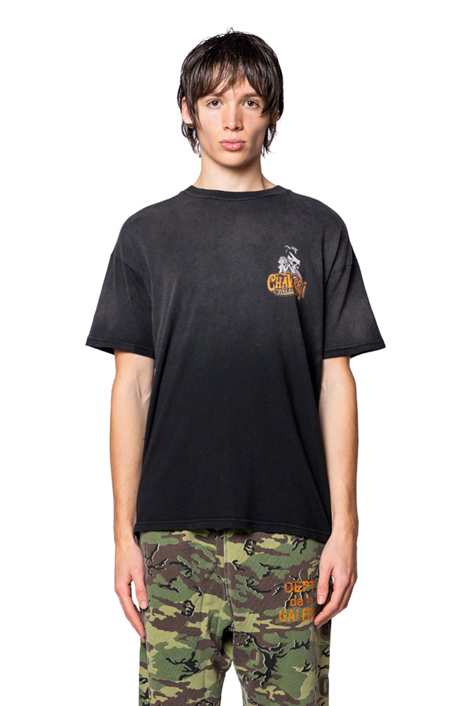 WILLY CHAVARRIA CHAVARRIA POMADE EASY TEE BLACK Dark Slate Gray