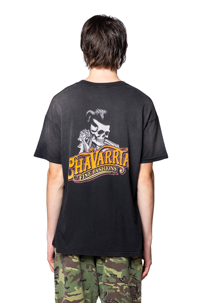 WILLY CHAVARRIA CHAVARRIA POMADE EASY TEE BLACK Dark Slate Gray