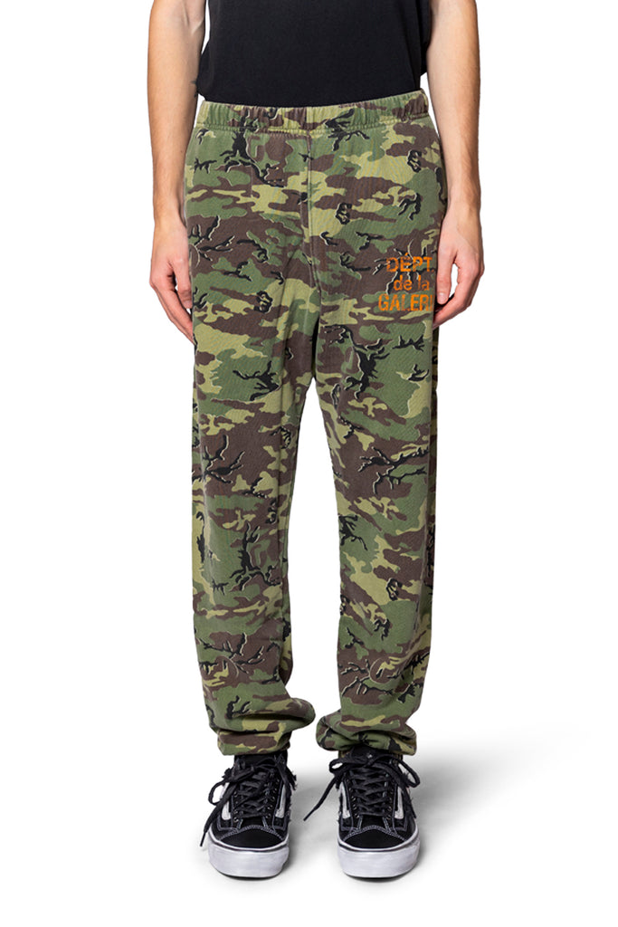 Gallery Dept. SWEATPANTS ERDL CAMO Dark Slate Gray