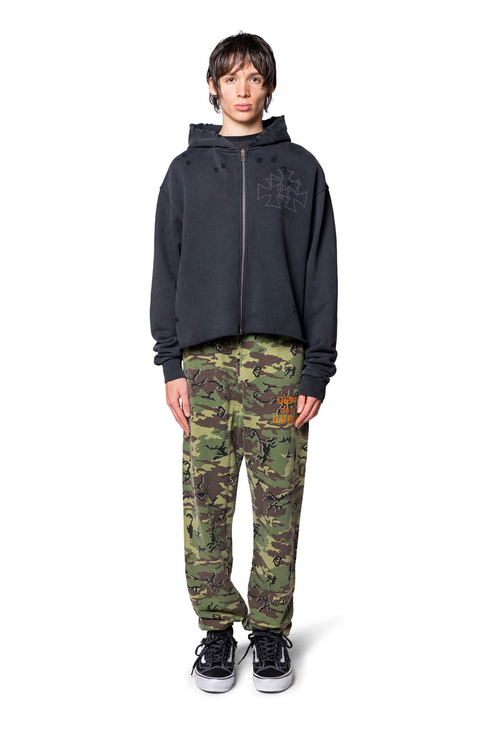Gallery Dept. SWEATPANTS ERDL CAMO Dark Slate Gray