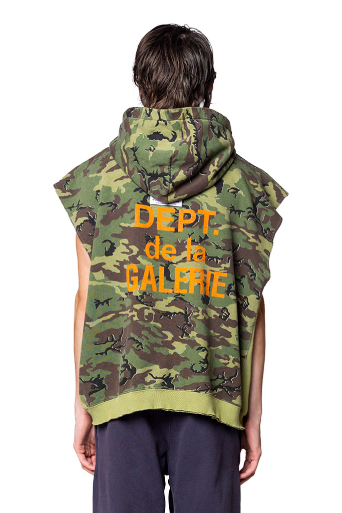 Gallery Dept. 90'S FULL ZIP CUT OFF ERDL CAMO Dim Gray