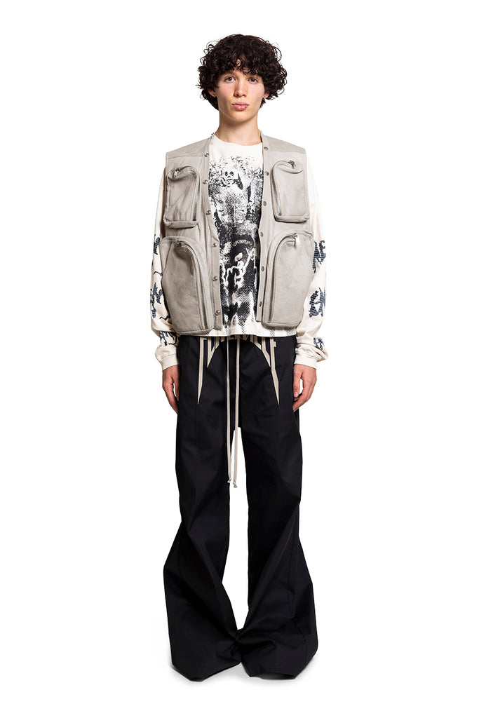 Rick Owens CARGO VEST PEARL Gray