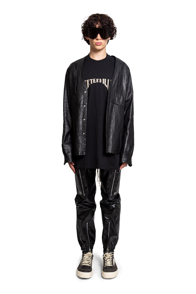 Rick Owens GIRDERED LARRY SHIRT BLACK Black