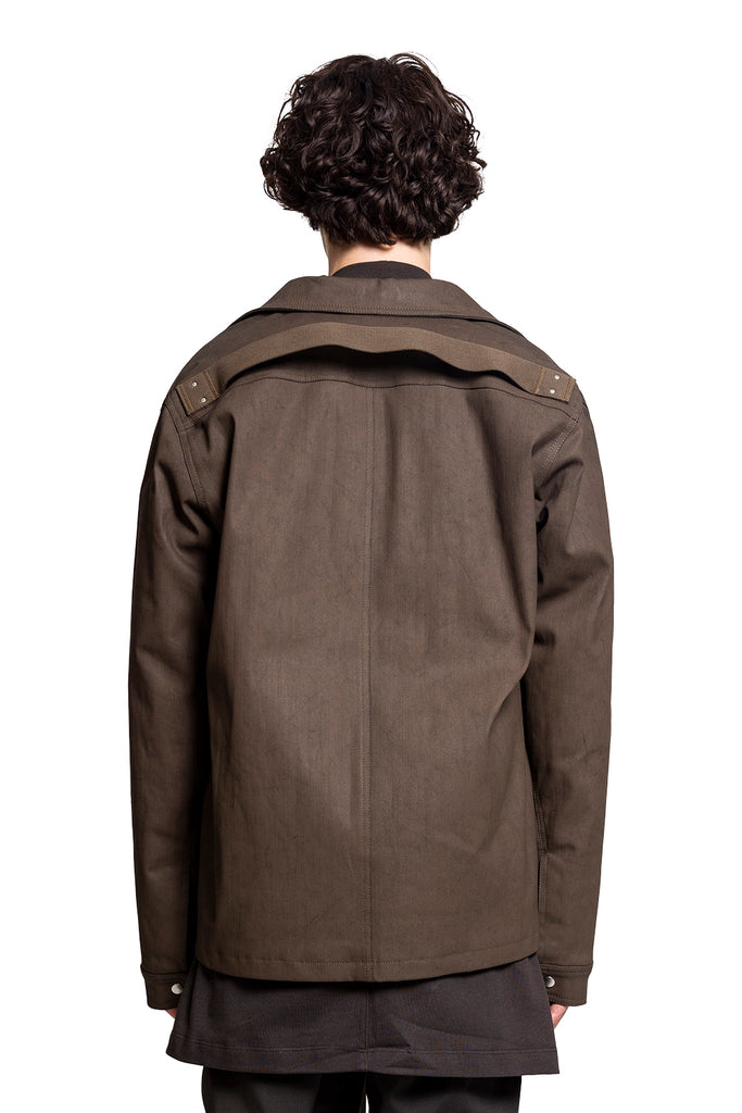 Rick Owens BRAD JKT BEAN Dark Slate Gray