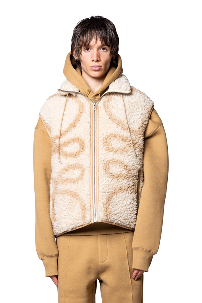 LOEWE VEST BEIGE / KHAKI GREEN Tan