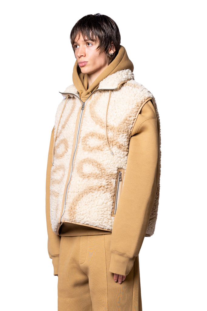 LOEWE VEST BEIGE / KHAKI GREEN Tan