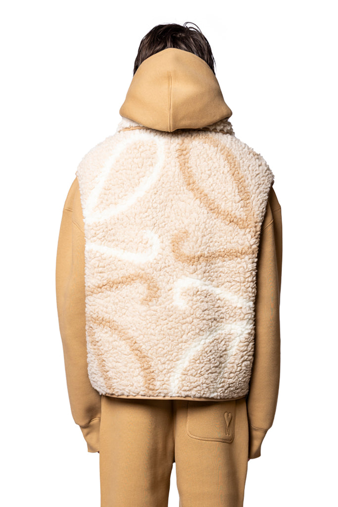 LOEWE VEST BEIGE / KHAKI GREEN Wheat