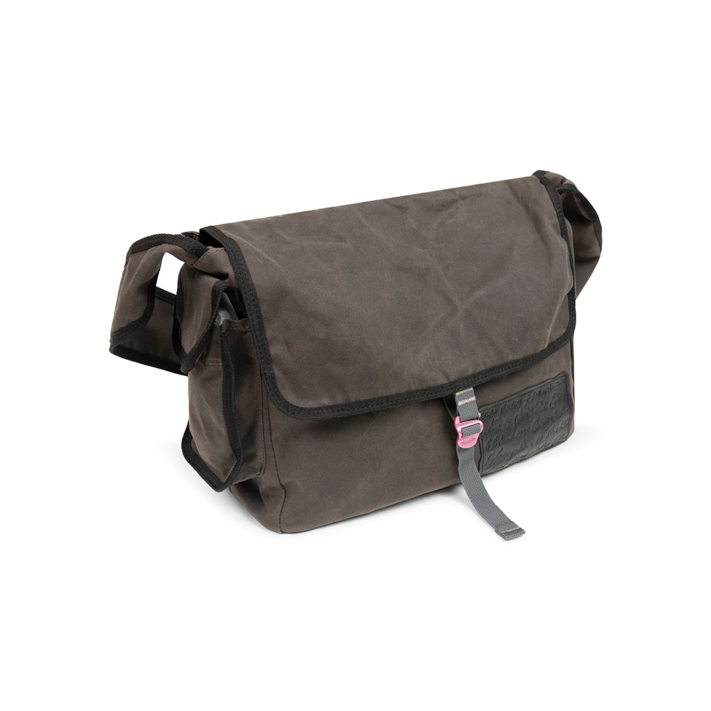 Acne Studios MESSENGER BAG GREY/BLACK Dim Gray