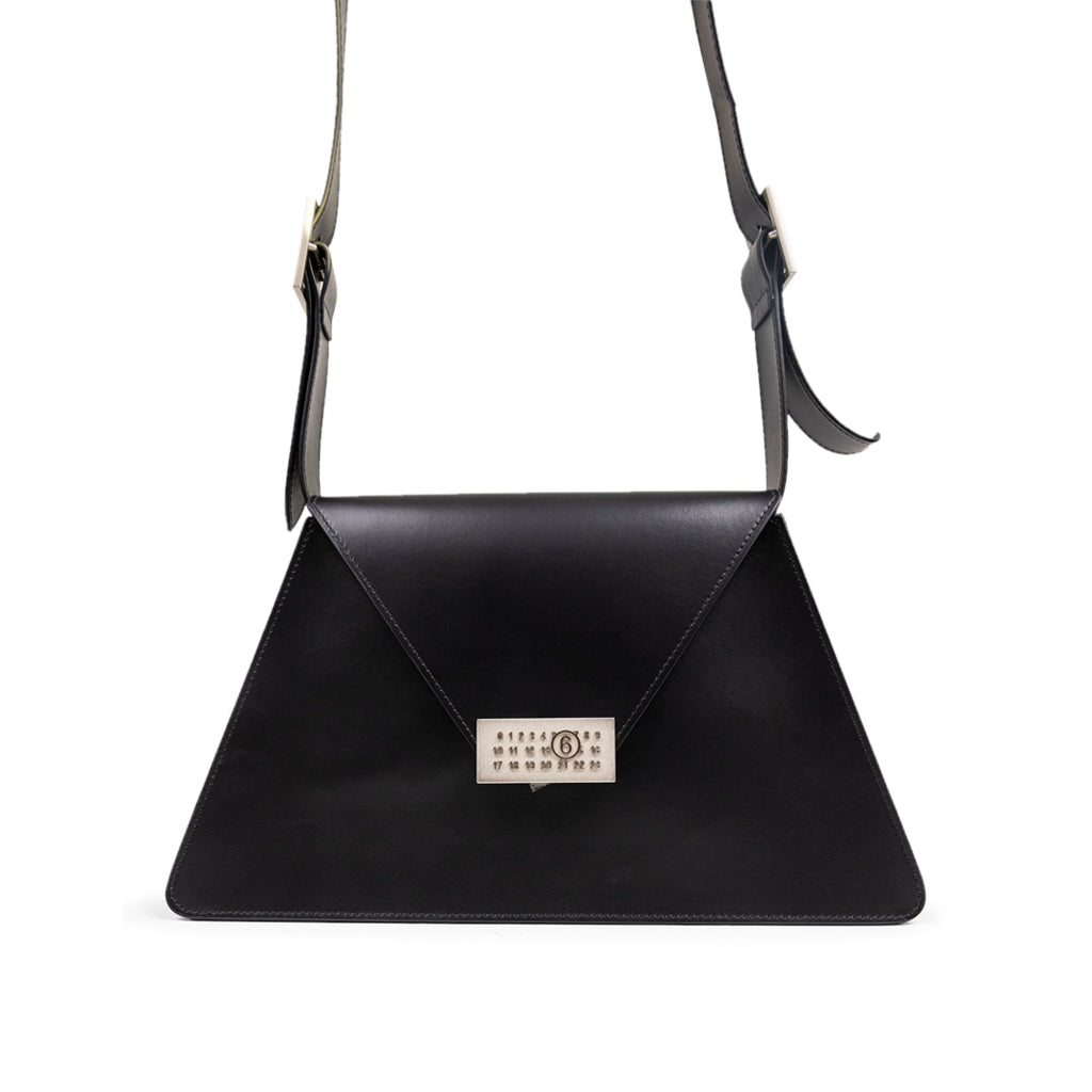 MM6 NUMERIC SHOULDER BAG BLACK Black