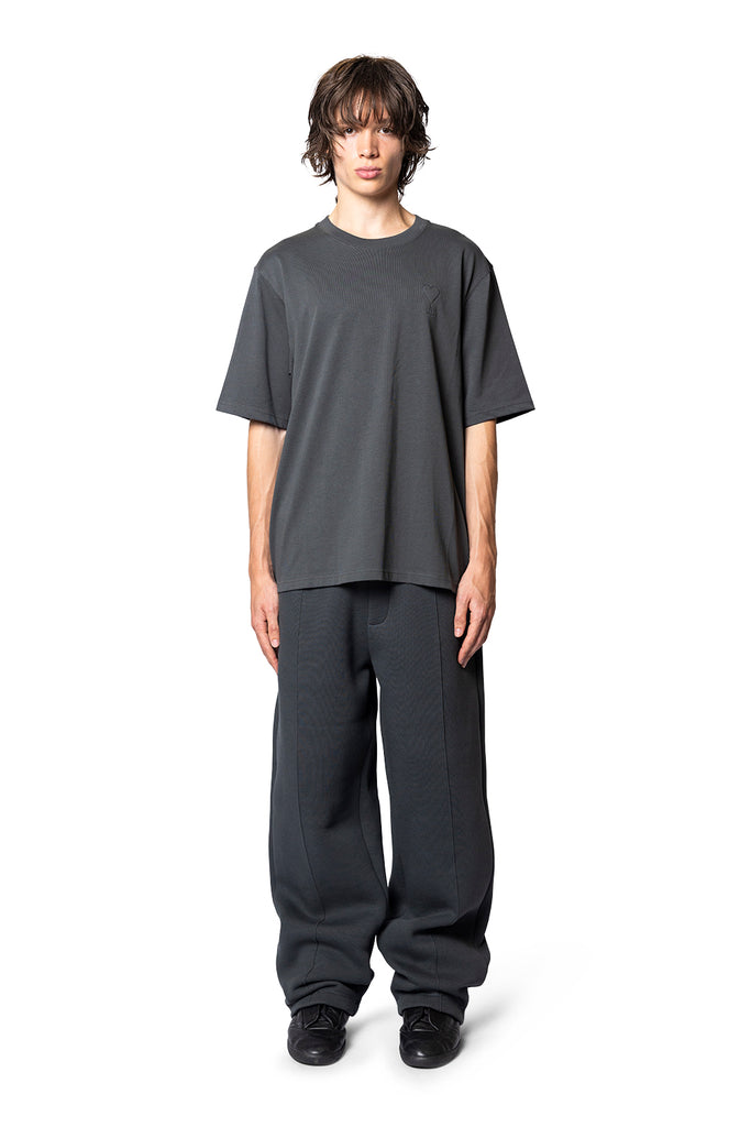 Ami Paris BIG ADC EMBOSSED TSHIRT ANTHRACITE Dark Slate Gray