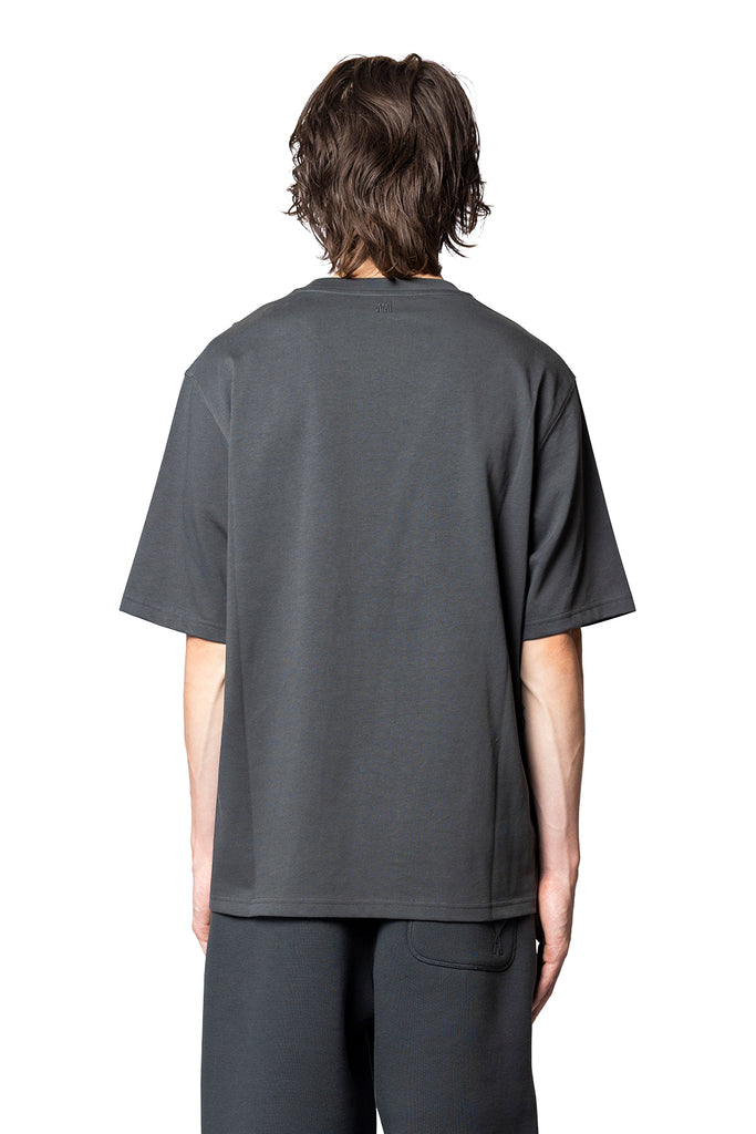 Ami Paris BIG ADC EMBOSSED TSHIRT ANTHRACITE Dark Slate Gray