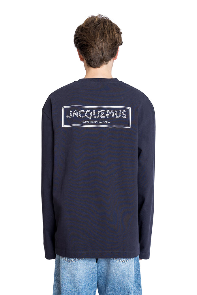 Jacquemus LE TSHIRT MERÙ ML DARK NAVY Lavender