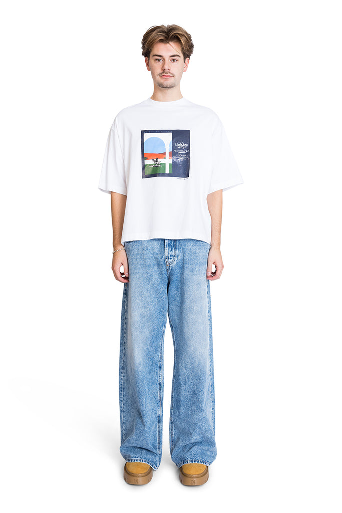 Jacquemus LE TSHIRT SCESA MC MEDITERRANEA PRINT Light Gray