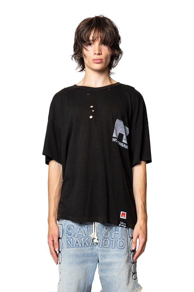 123 RIVINGTON NATURE OF MAN TEE WELDER BLACK Black