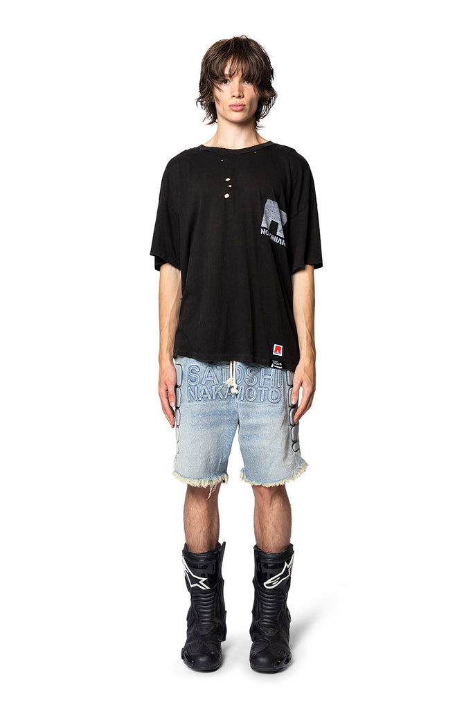 123 RIVINGTON NATURE OF MAN TEE WELDER BLACK Dark Slate Gray