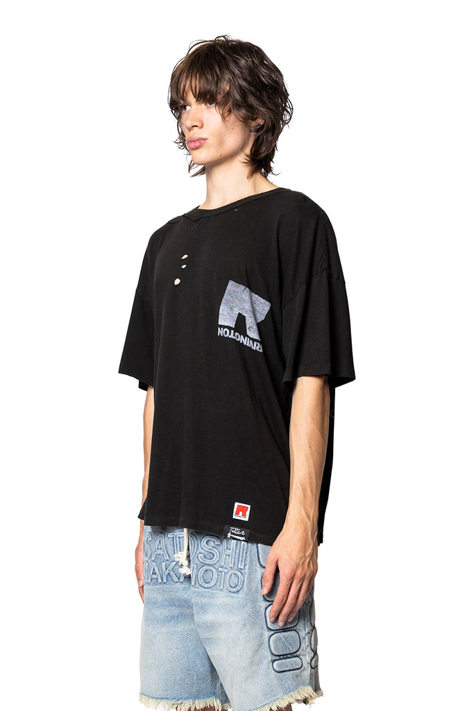 123 RIVINGTON NATURE OF MAN TEE WELDER BLACK Black