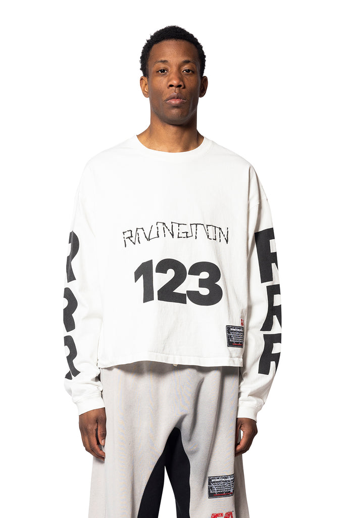 Garden Long Sleeve Tee Max White by 123 Rivington – ANSH46