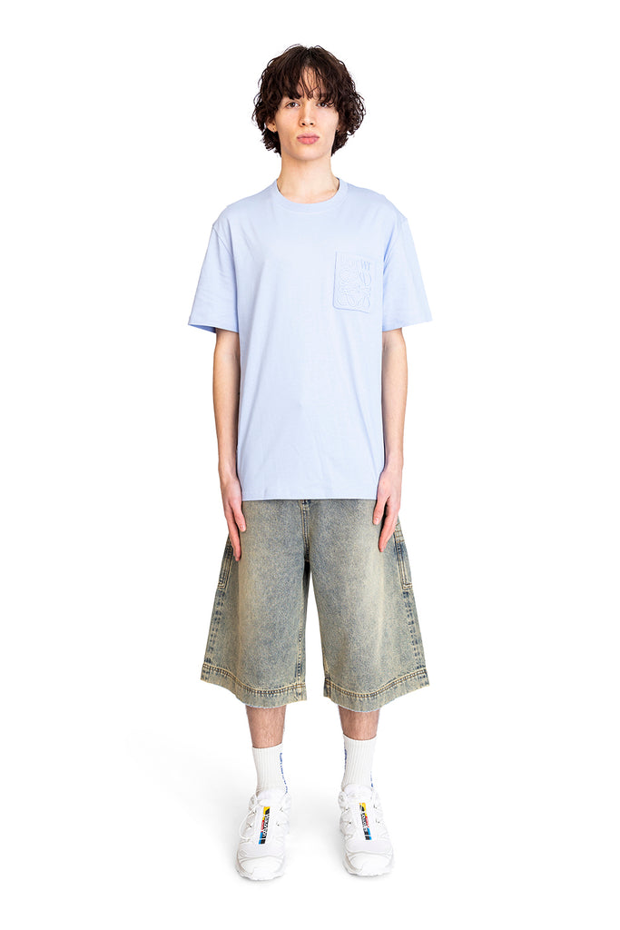 LOEWE RELAXED FIT T-SHIRT LIGHT BLUE Light Gray