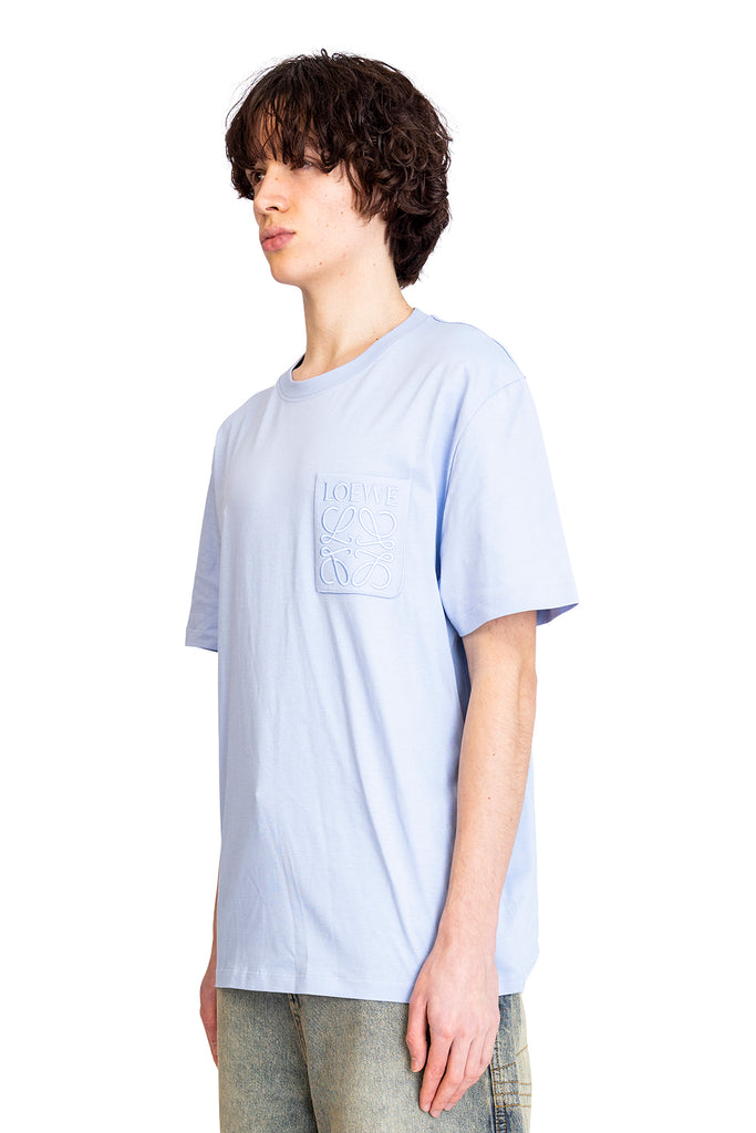 LOEWE RELAXED FIT T-SHIRT LIGHT BLUE Light Gray