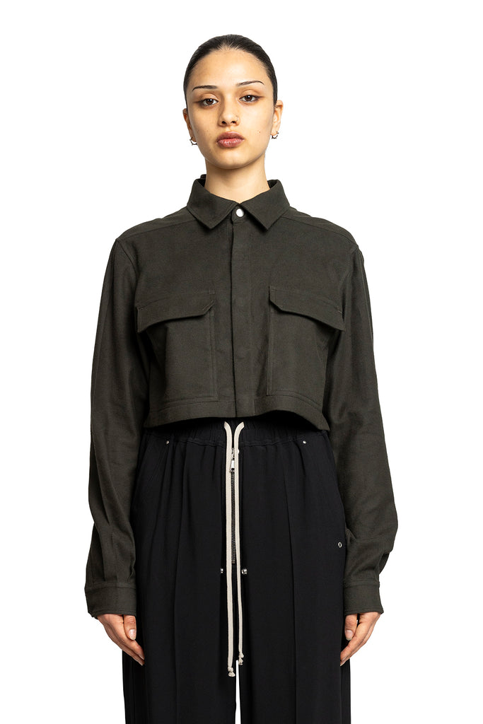 CROPPED OUTERSHIRT FOREST Black