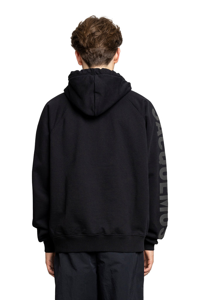 Jacquemus LE HOODIE TYPO BLACK Black