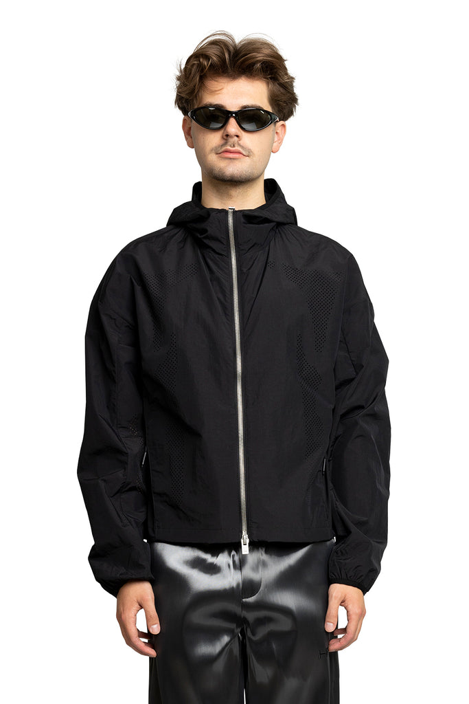 HELIOT EMIL WINDBREAKER JACKET BLACK Black