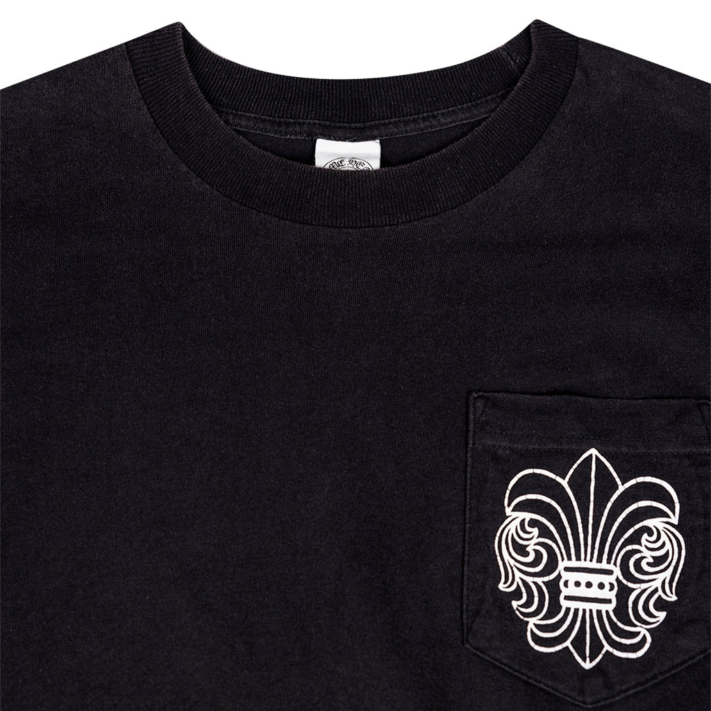 ANSH46 ARCHIVE CHREST POCKET LOGO T-SHIRT Black