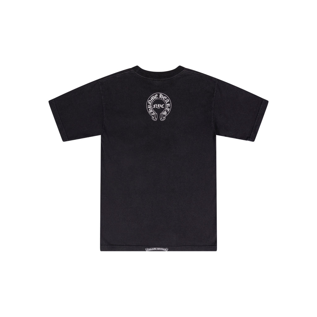 ANSH46 ARCHIVE CHREST POCKET LOGO T-SHIRT Black