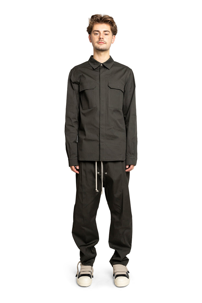 Rick Owens OUTERSHIRT FOREST Dark Slate Gray