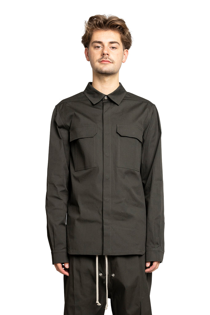 Rick Owens OUTERSHIRT FOREST Dark Slate Gray