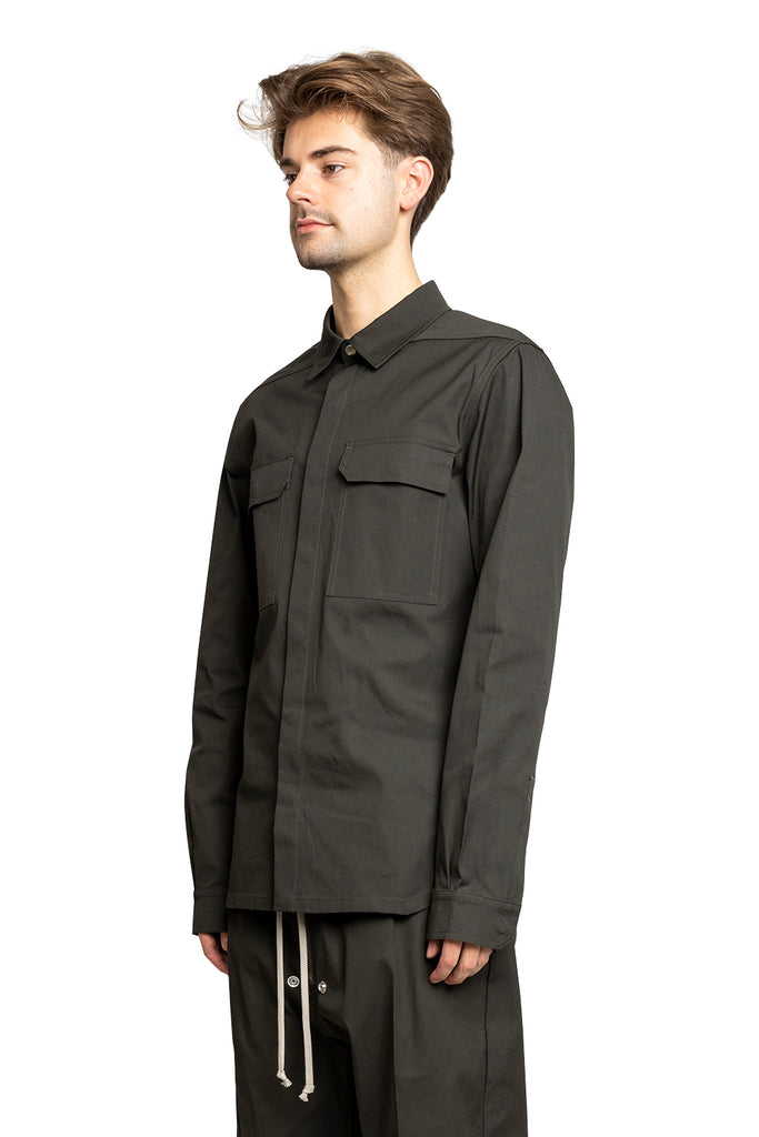 Rick Owens OUTERSHIRT FOREST Dark Slate Gray