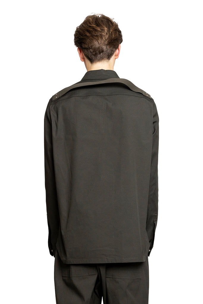 Rick Owens OUTERSHIRT FOREST Dark Slate Gray