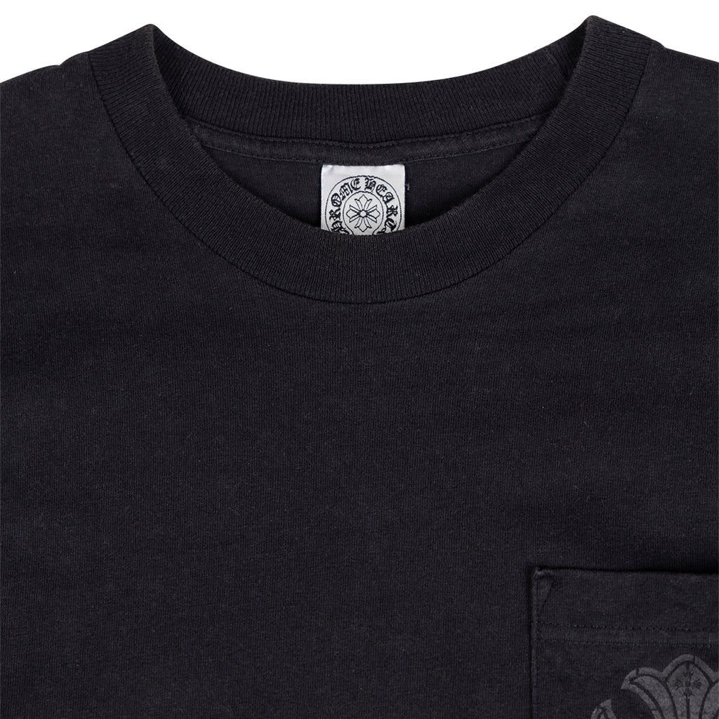 ANSH46 ARCHIVE HORSE SHOE LOGO T-SHIRT Black