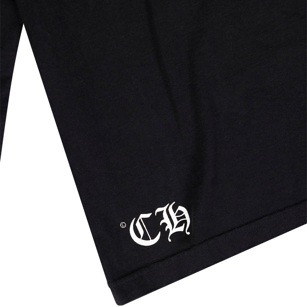 ANSH46 ARCHIVE 2000s ELBOW CROSS LOGO LONGSLEEVE T-SHIRT Black