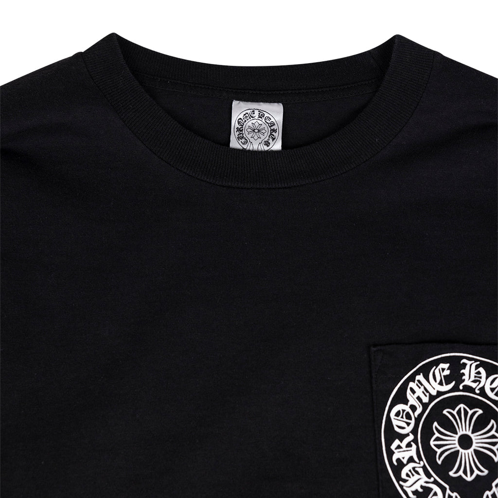 ANSH46 ARCHIVE 2000s ELBOW CROSS LOGO LONGSLEEVE T-SHIRT Black