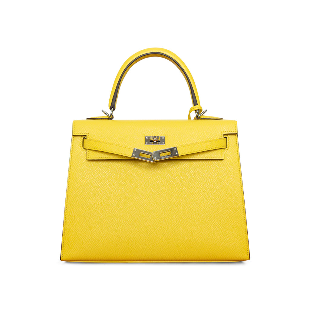 ANSH46 ARCHIVE KELLY 25 HANDBAG Goldenrod