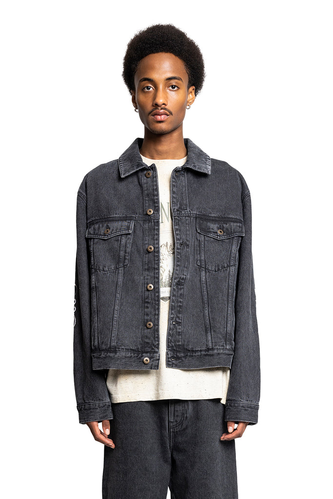 LOEWE ANAGRAM JACKET BLACK Dark Slate Gray