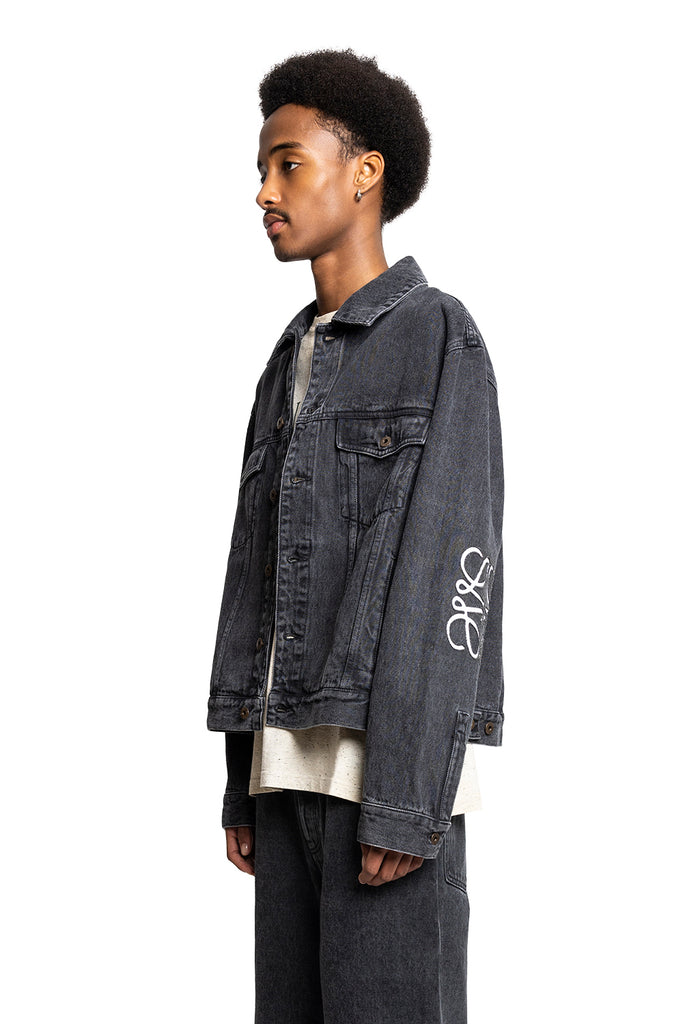 LOEWE ANAGRAM JACKET BLACK Dark Slate Gray