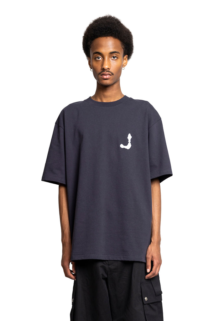 Jacquemus LE TSHIRT MERÚ MC DARK NAVY Dark Slate Gray