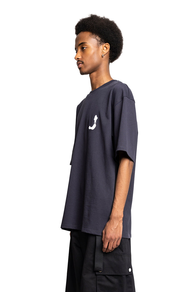 Jacquemus LE TSHIRT MERÚ MC DARK NAVY Dark Slate Gray