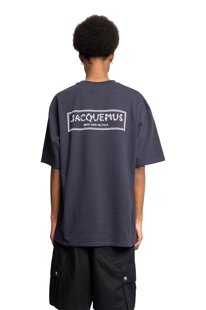 Jacquemus LE TSHIRT MERÚ MC DARK NAVY Dark Slate Gray