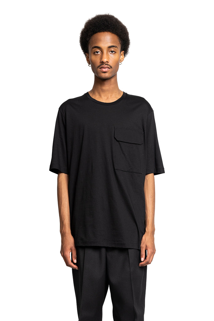 Jil Sander LIGHT COTTON T-SHIRT BLACK Black