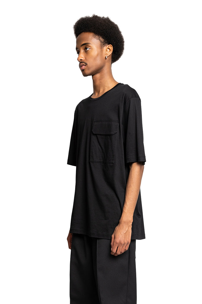 Jil Sander LIGHT COTTON T-SHIRT BLACK Black