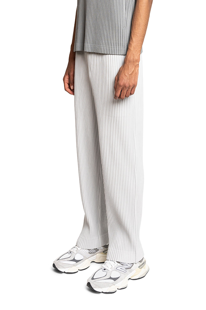 HOMME PLISSÉ ISSEY MIYAKE BASICS PANTS LIGHT GRAY Light Gray