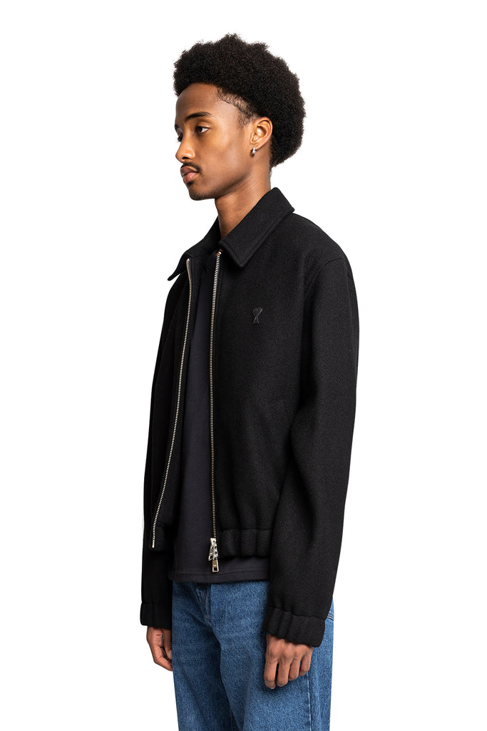 Ami Paris ADC ZIPPED JACKET BLACK Black