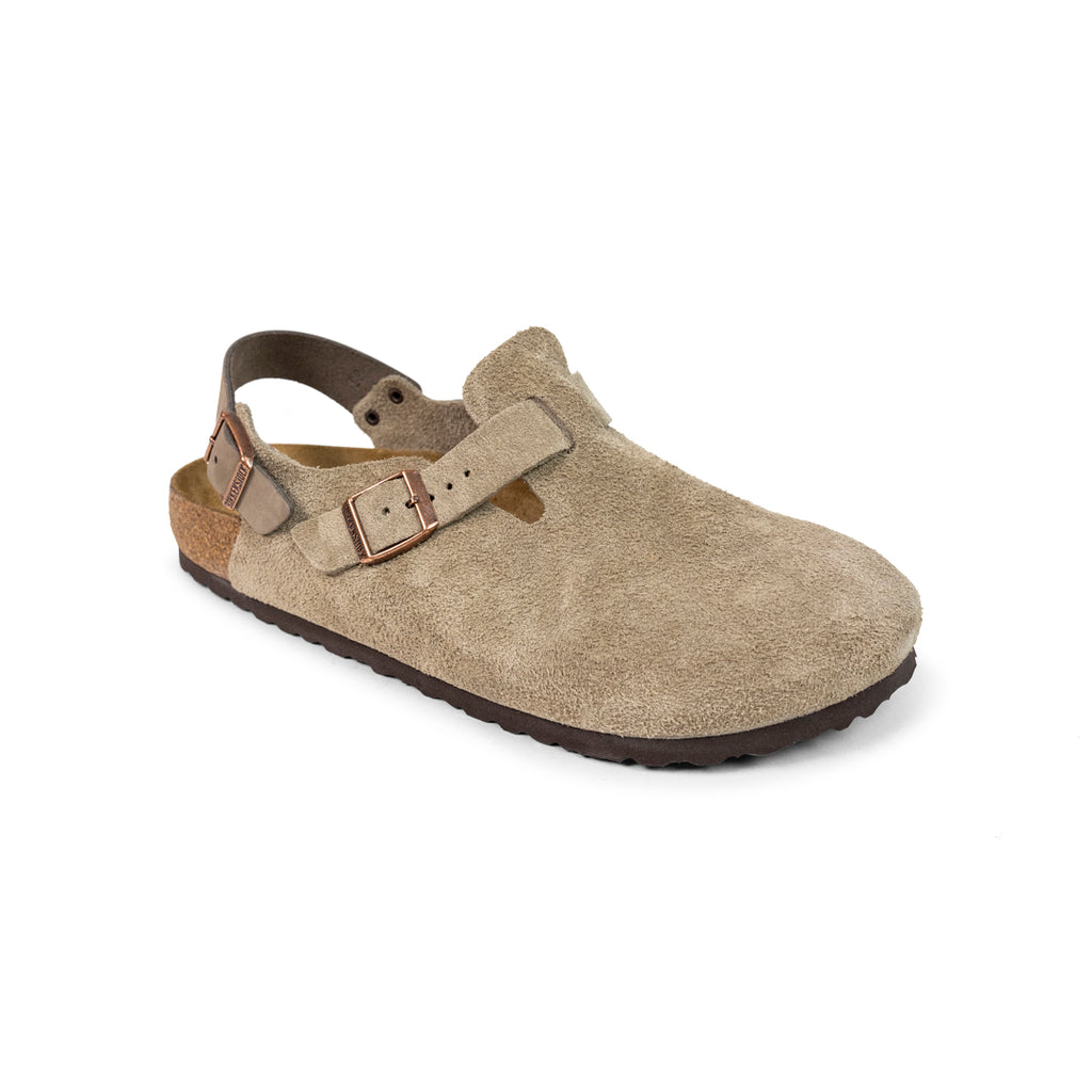 Birkenstock TOKIO II SUEDE LEATHER TAUPE Rosy Brown