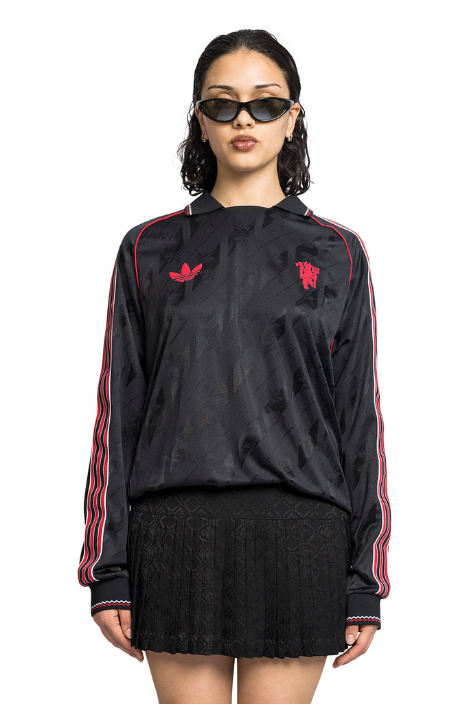 Adidas MUFC LS JSY BLACK Dark Slate Gray